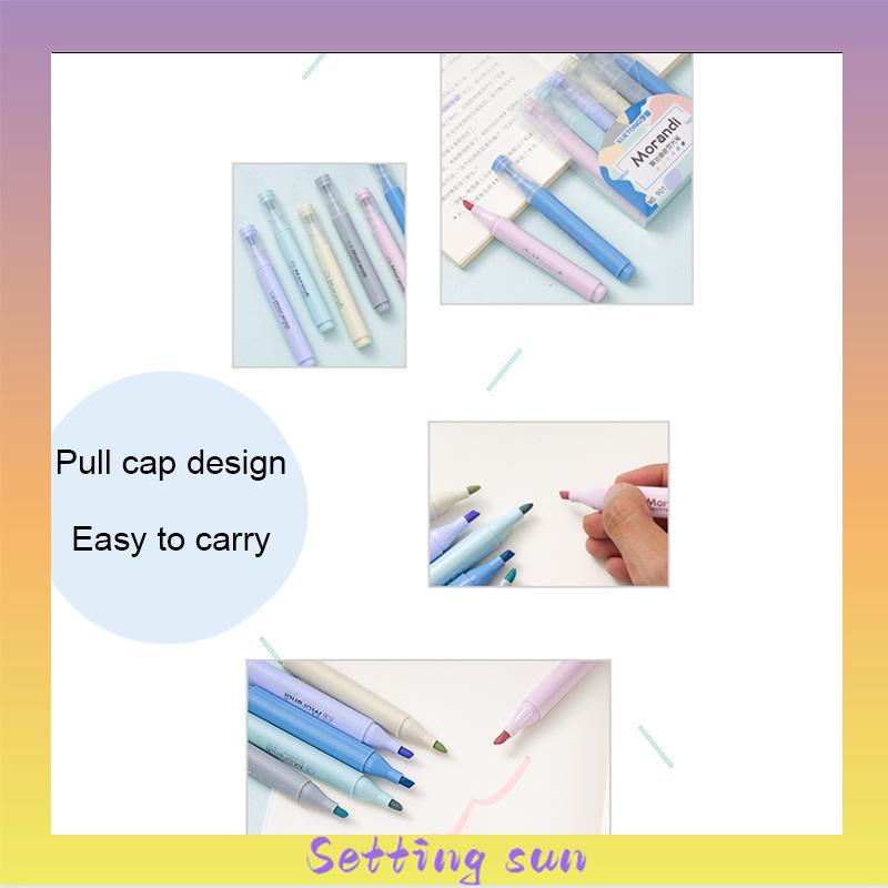 Kapasitas Besar Retro Warna Stabilo Siswa Spidol Titik Warna Spidol TN