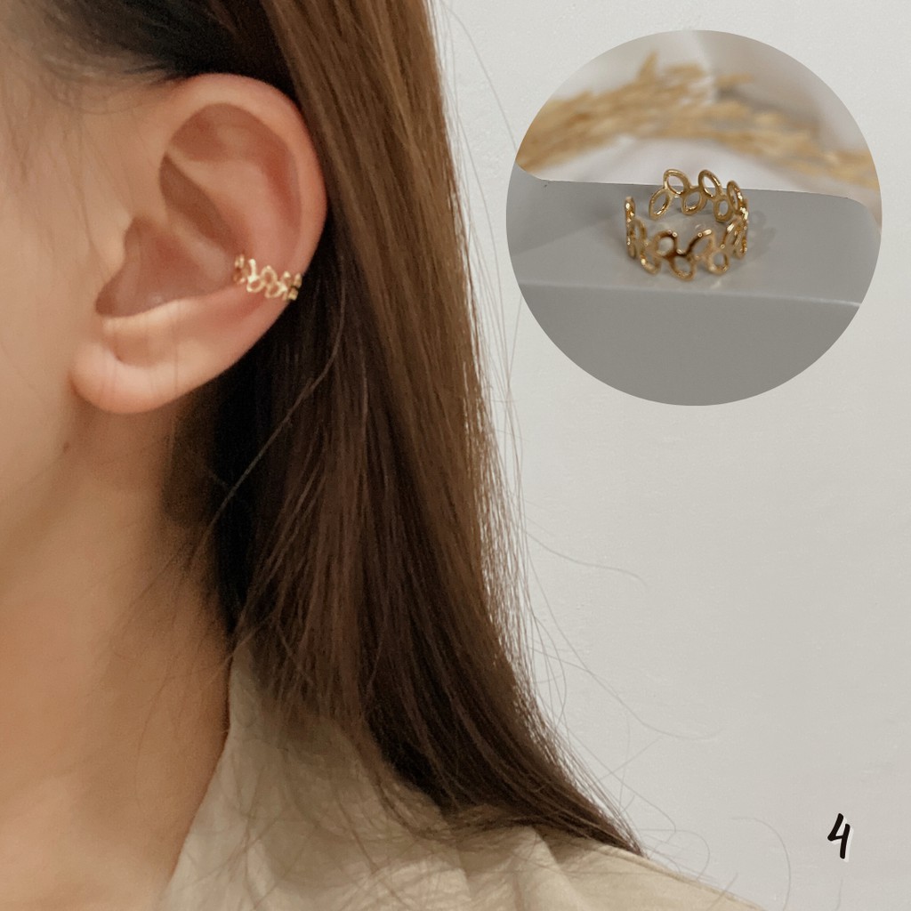 Clip Earring - Anting Cuff / Earcuff / Anting Jepit Tanpa Tindik