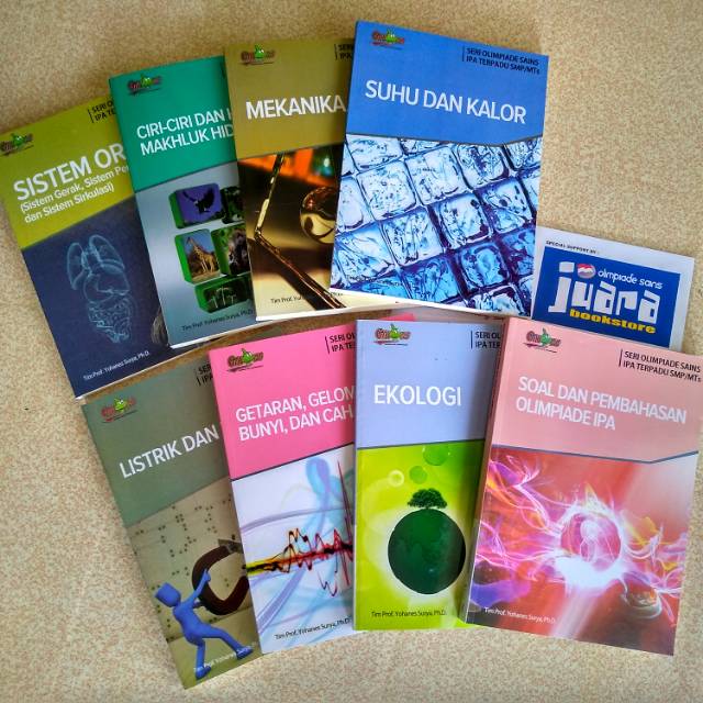 Buku Olimpiade Sains IPA Terpadu SMP/MTs KANDEL dari Tim Prof. Yohanes Surya, Ph. D