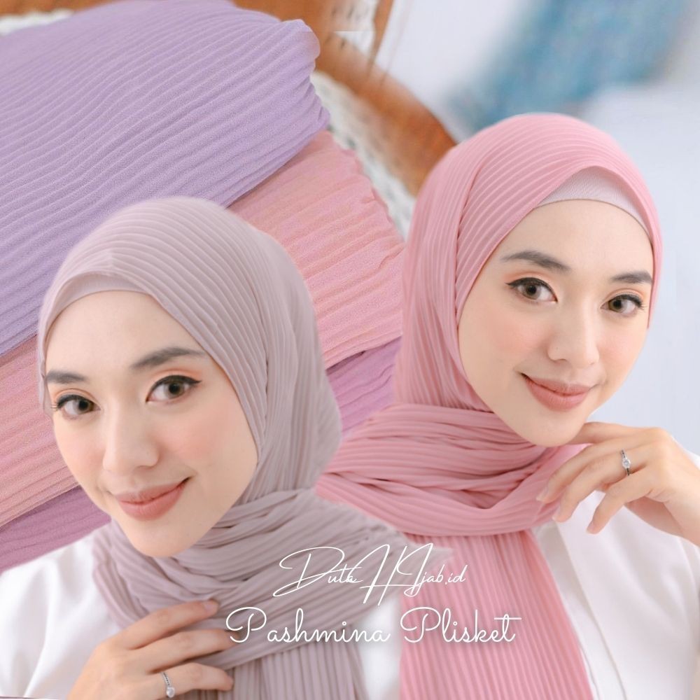 PASHMINA PLISKET  / PASHMINA ALUNA PLISKET / PASHMINA FULL PLISKET