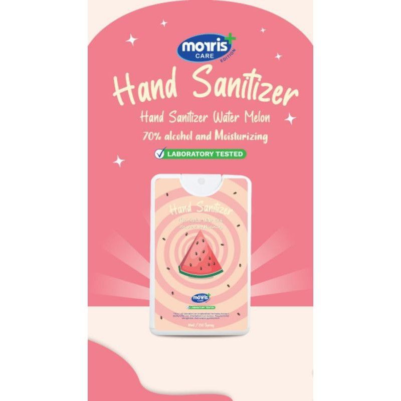 MORRIS HAND SANITIZER  POCKET GIRL 18ML EDISI SPESIAL / MORRIS CARE