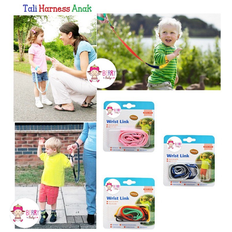 Berry Mart Sozzy Wrist Link Tali Harness Anak Premium Anti Lost Pengaman Anak Berry Mart