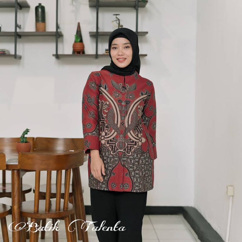 batik wanita blouse wanita baju batik kerja wanita atasan batik blouse batik kerja batik seragam ker
