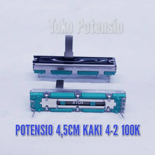 POTENSIO GESER KAKI 4-2 104/100K 4,5CM