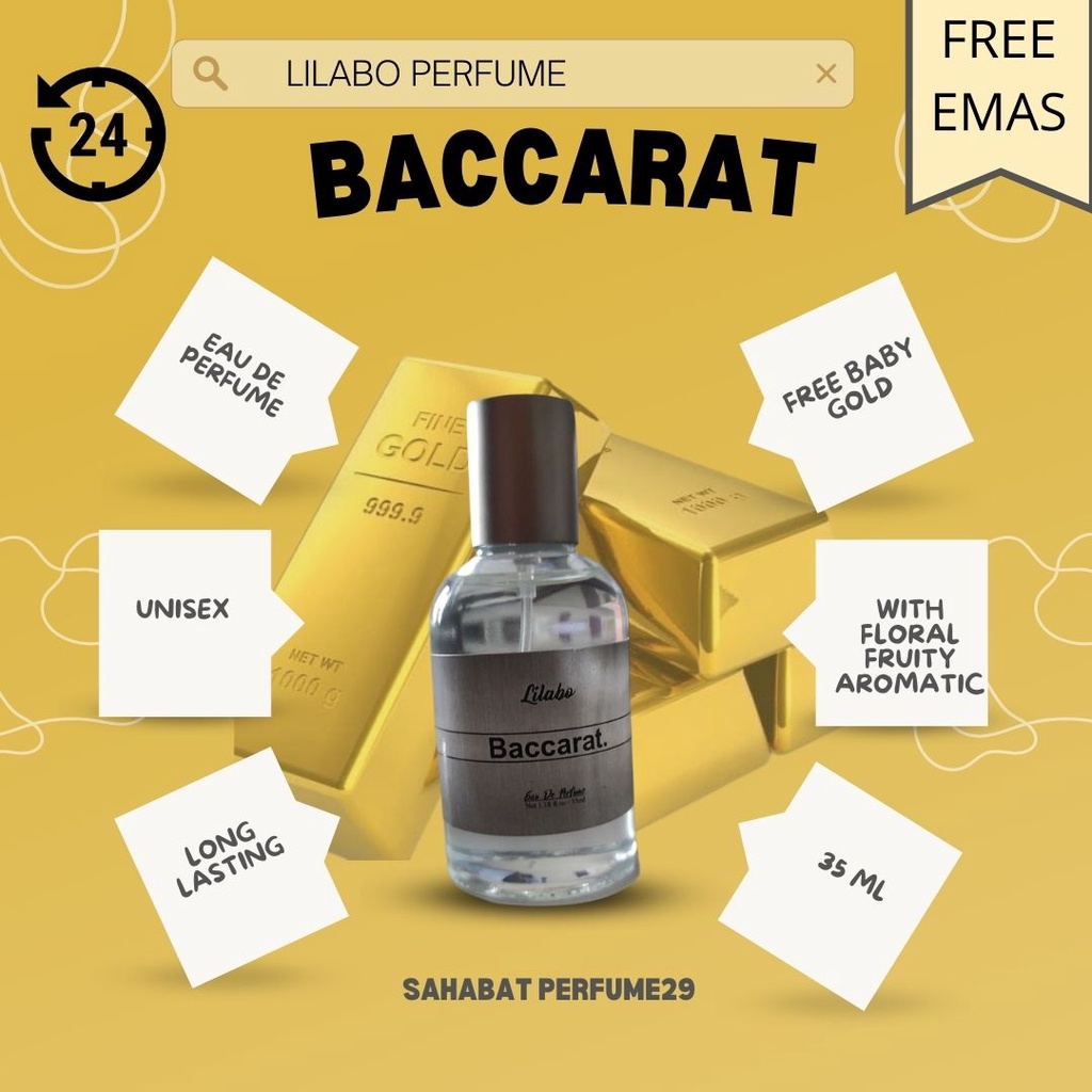 [COD] Parfum Body Spray Lilabo Andinskin parfume 35 ml FREE EMAS - Eau De Parfume Unisex Minyak Wang