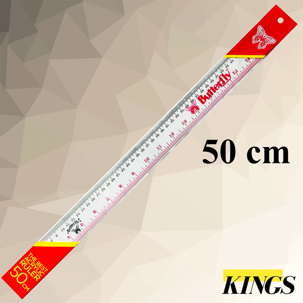 

Butterfly Ruler / Penggaris 50 cm