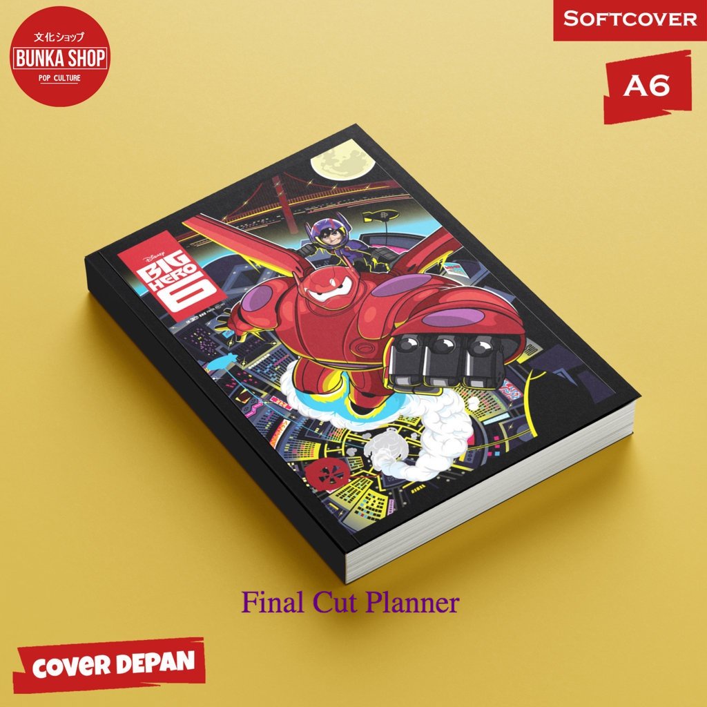 

Pocket Note Anime Big Hero 6 Baymax 1 Softcover A6 Buku Tulis Catatan Notes Agenda planner Jurnal