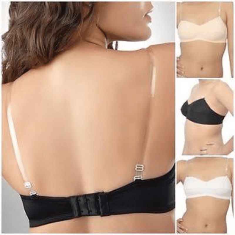 ANG TALI BH BENING (1PASANG) / TALI BRA UNDERWEAR TRANSPARAN INVISIBLE