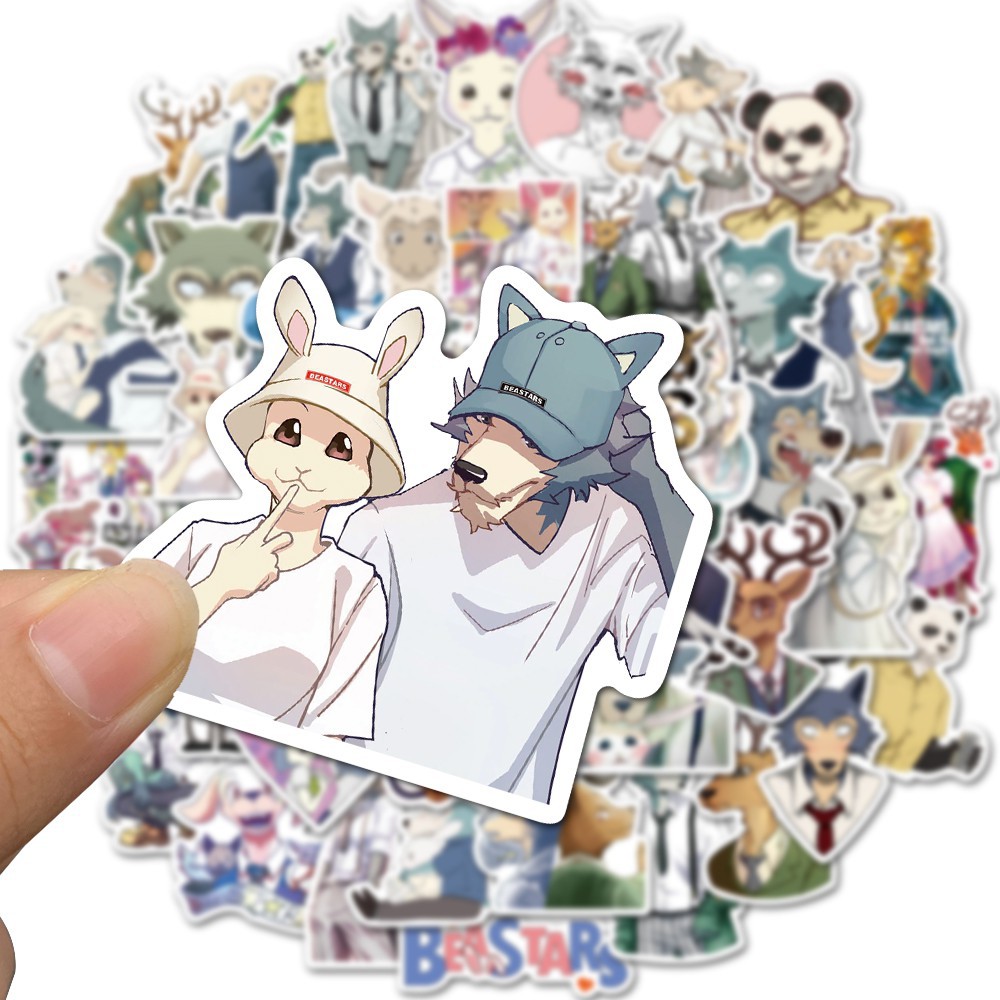 BEA001 – Sticker / Stiker Anime Jepang Beastars Studio Ghibli