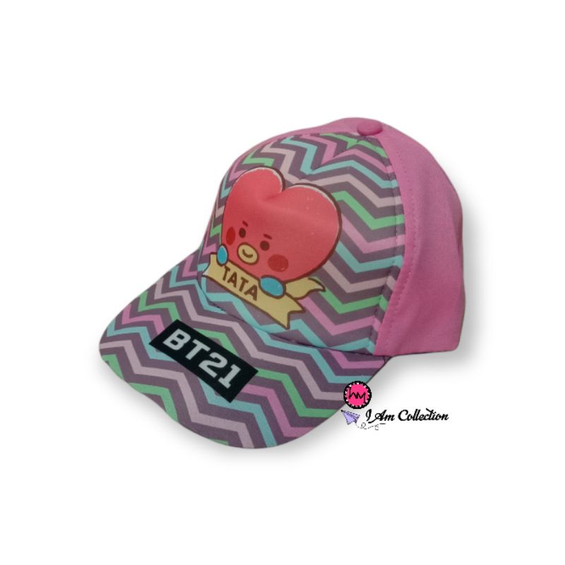 AM | Topi Baseball Anak Perempuan Seri K-Pop BTS usia 2-9thn-2