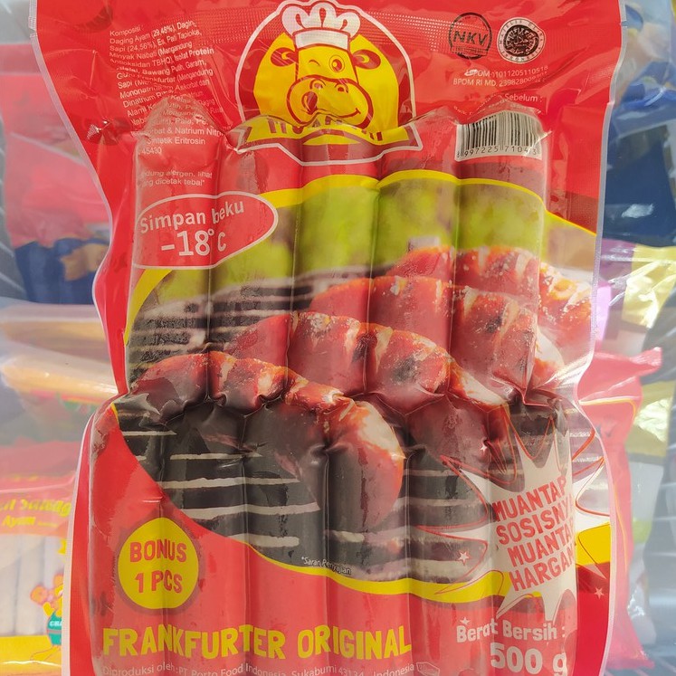 

Muantap Sosis Bakar Mini 500gr