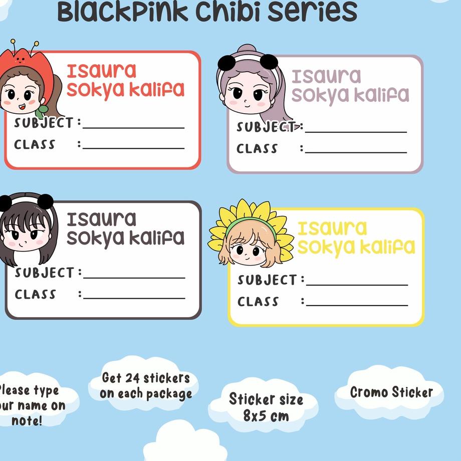 

Keluaran Terbaru.. Blackpink Chibi Sticker Buku Custom