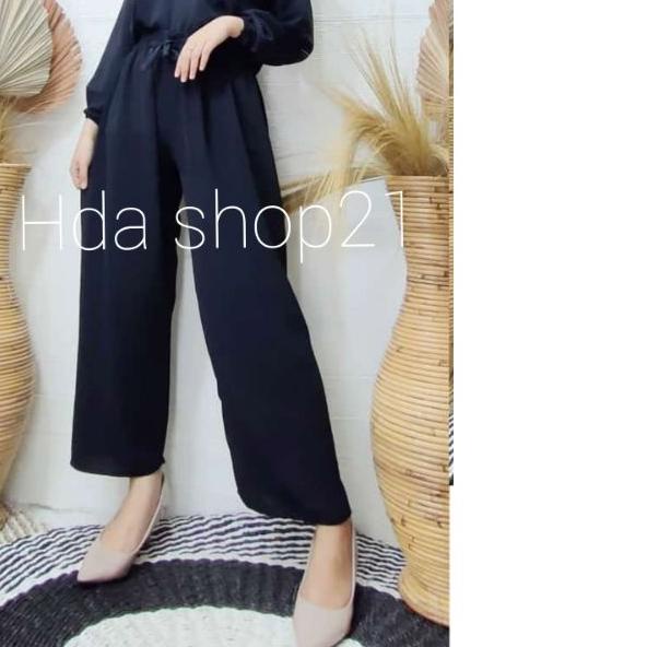 ◌ RUBY ONE SET CRINKLE PREMIUM CELANA KULOT / SETELAN TERBARU TERKINI CELANA KULOT / CELANA KULOT RU