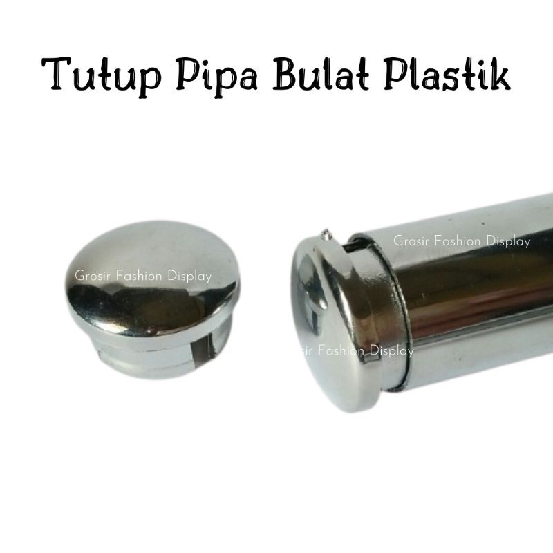 Tutup Ujung Display Pipa Bulat Bahan Plastik/Penutup Pipa Bulat(BH)