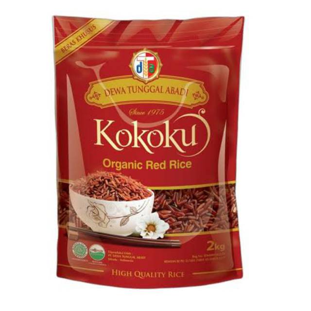 KOKOKU BERAS MERAH ORGANIC Vacum 2KG