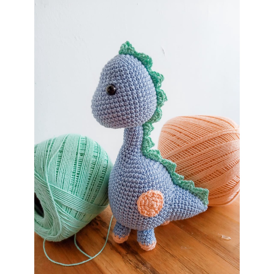 Boneka Rajut DINOSAURUS - Amigurumi || byJunia