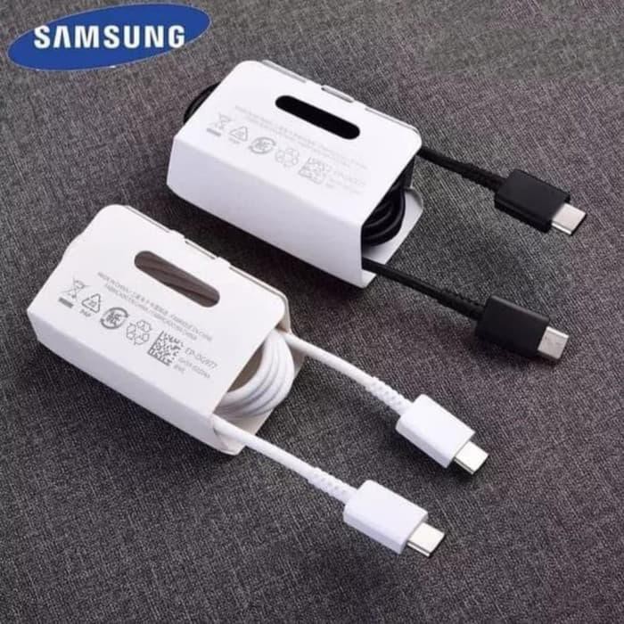 BM043 Kabel cable data Samsung note10 A70s a80 note20 s20 s21 original tipe c To tipe c Fast CHARGING ORI