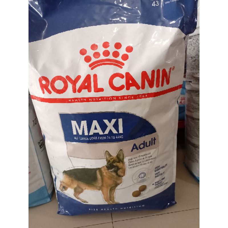 Makanan dogfood Maxi Adult 15kg(GOJEK) Dry food Royal Canin untuk anjing dewasa ras besar