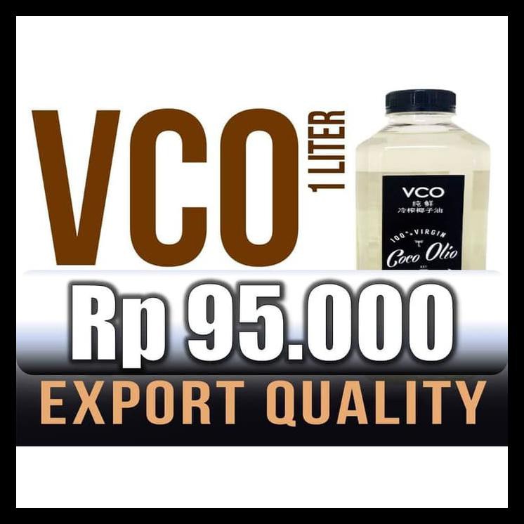 

READY STOK Tulus Coco, 100 % VCO Virgin Coconut Oil Coco Olio 1000 ml, ISO 22000 PROMOKode 1236