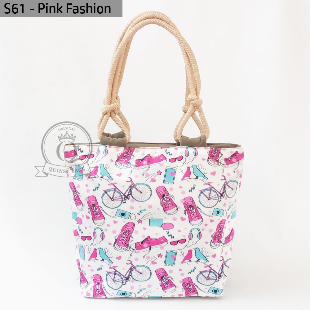 TERMURAH Tas Totebag Tali Sumbu Unik Gambar Motif TERMURAH Tas Totebag Tali Sumbu Unik Gambar Motif