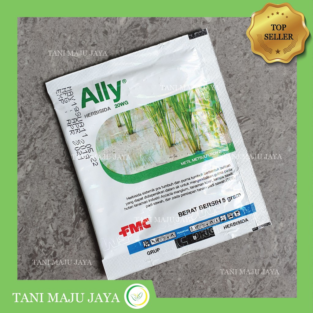 Herbisida Ally 20WG 5 gram Obat Pembasmi Anti Gulma Rumput Liar Selektif Tanaman Padi