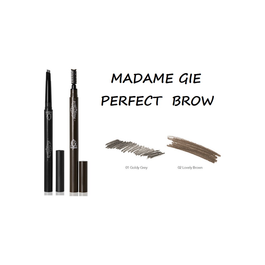 ❤ RATU ❤ Madame Gie Madame Perfect Brow - MakeUp Pensil alis Mekanik (✔️BPOM)