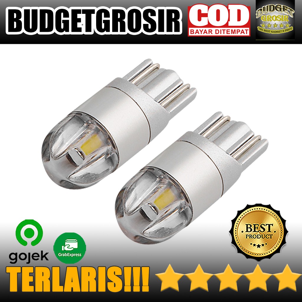 Lampu Mobil Headlight LED T10 W5W 2 SMD 3030 2 PCS