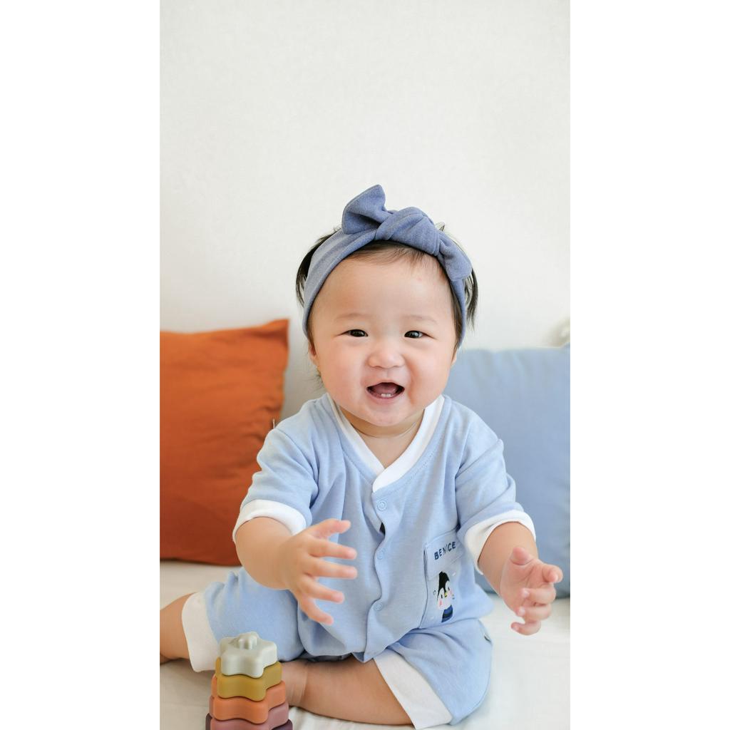 Nice Kids - Junn Playsuit Baby New Born (Size 0-2 Tahun)