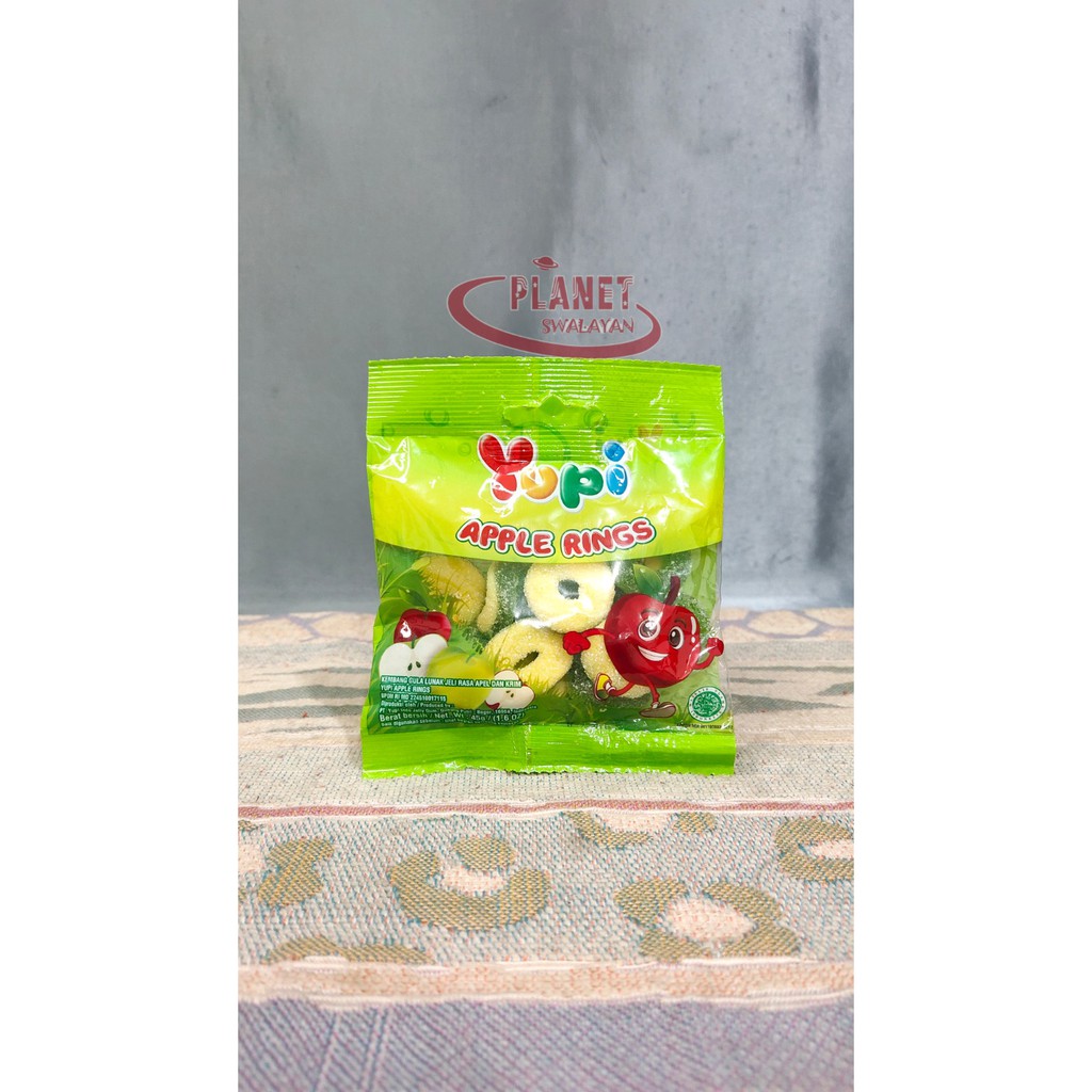 

YUPI APPLE RINGS 45 GR