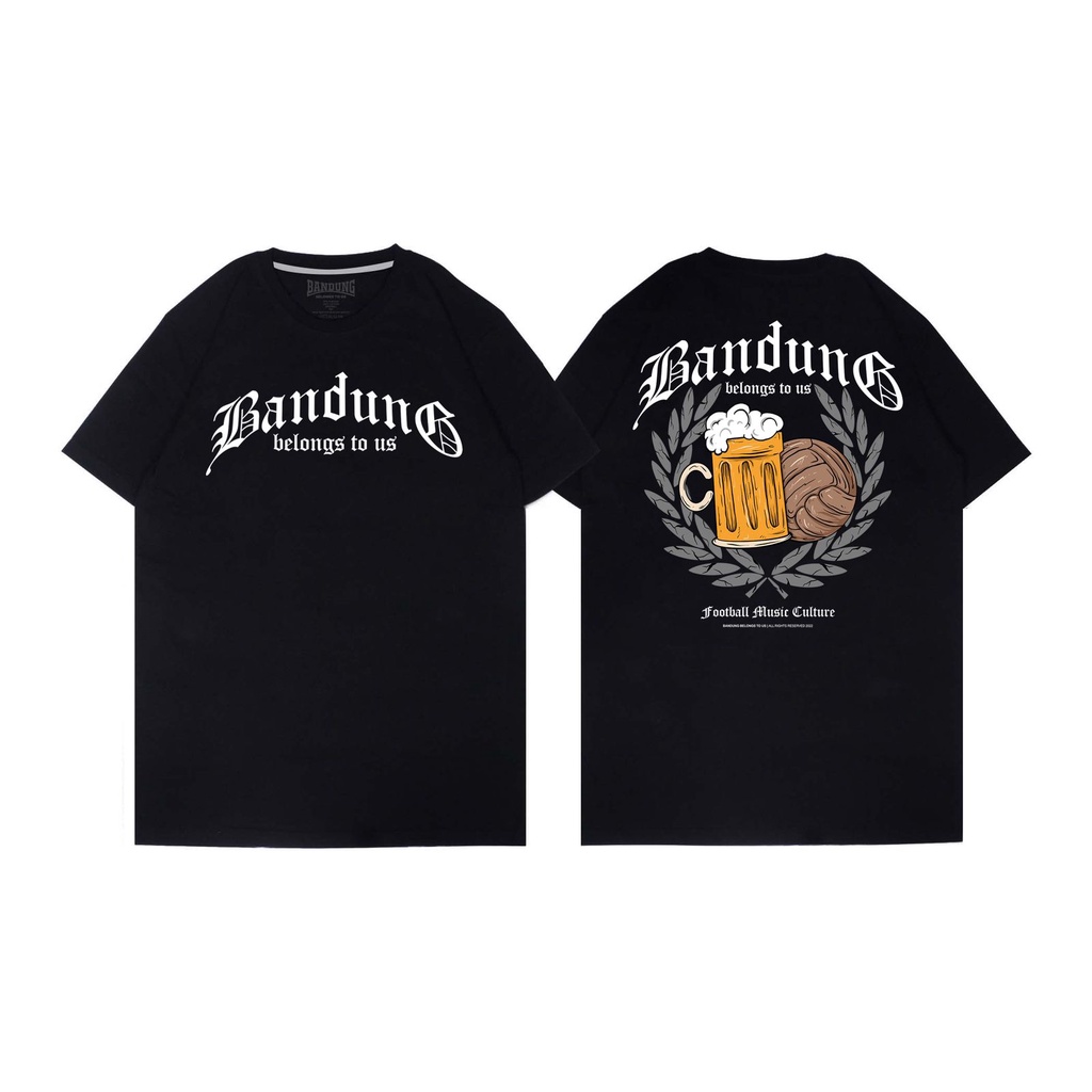 Jual BANDUNG BELONGS TO US - T-SHIRT KAOS BEER FTBLL | Shopee Indonesia