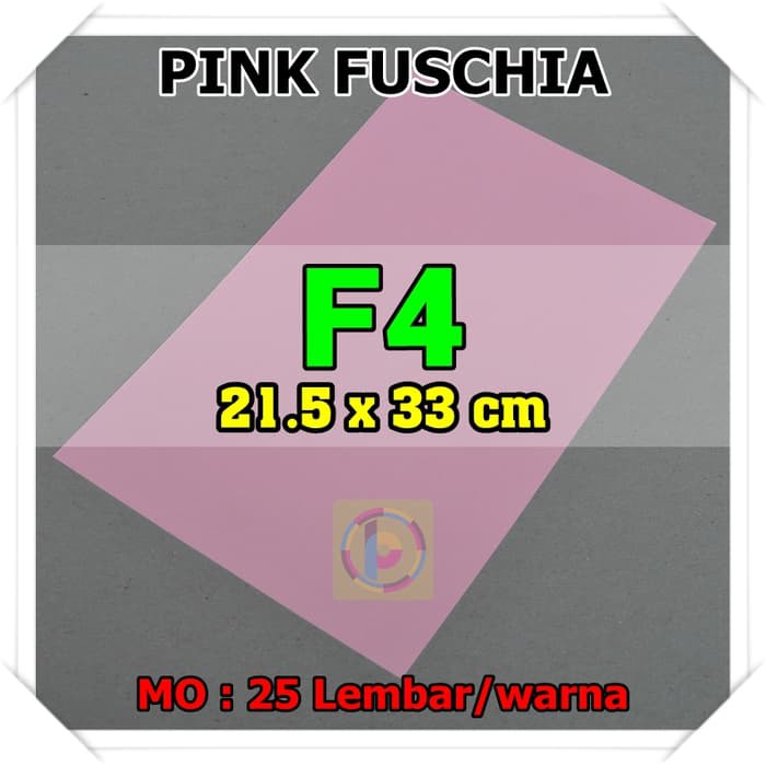 

Jual Kertas Karton Jasmine Uk. F4 PINK FUSCHIA Diskon