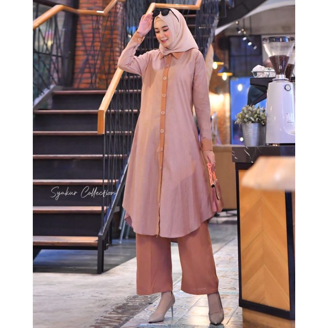 Setelan Tunik Celana Terbaru by Syakur Collection
