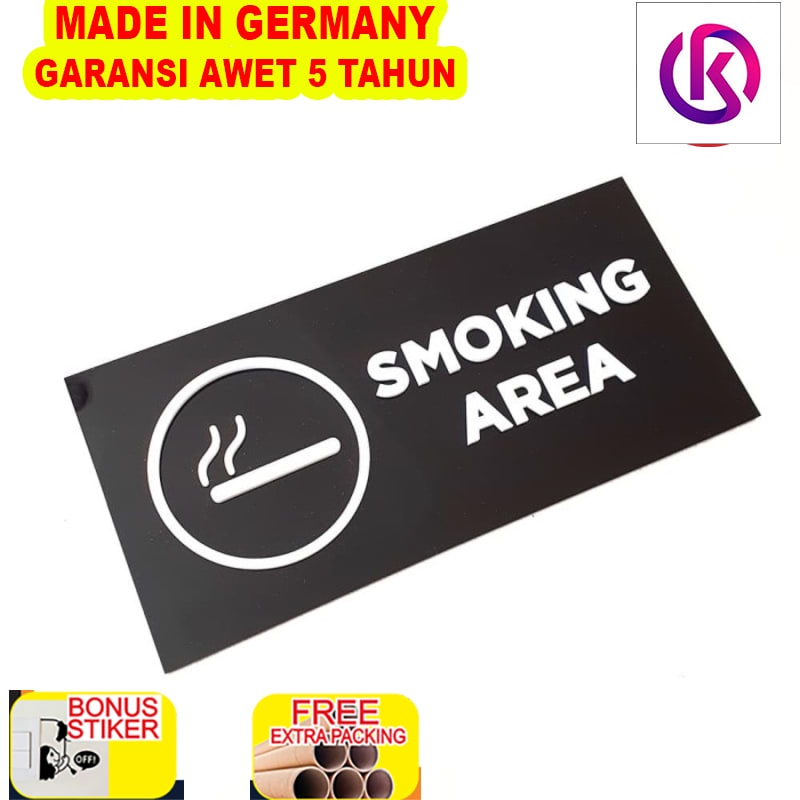 

Terlaris Smoking Area Sign Acrylic