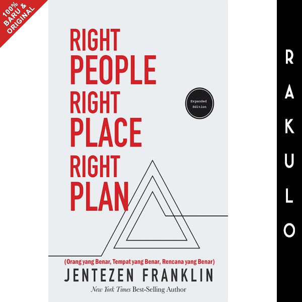 Buku Right People, Right Place, Right Plan - Jentezen Franklin