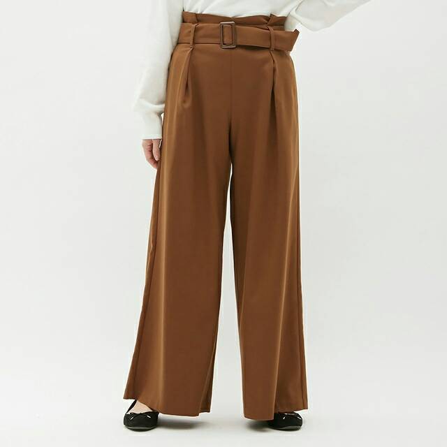 GU UNIQLO KULOT HIGHWAIST WITH BELT