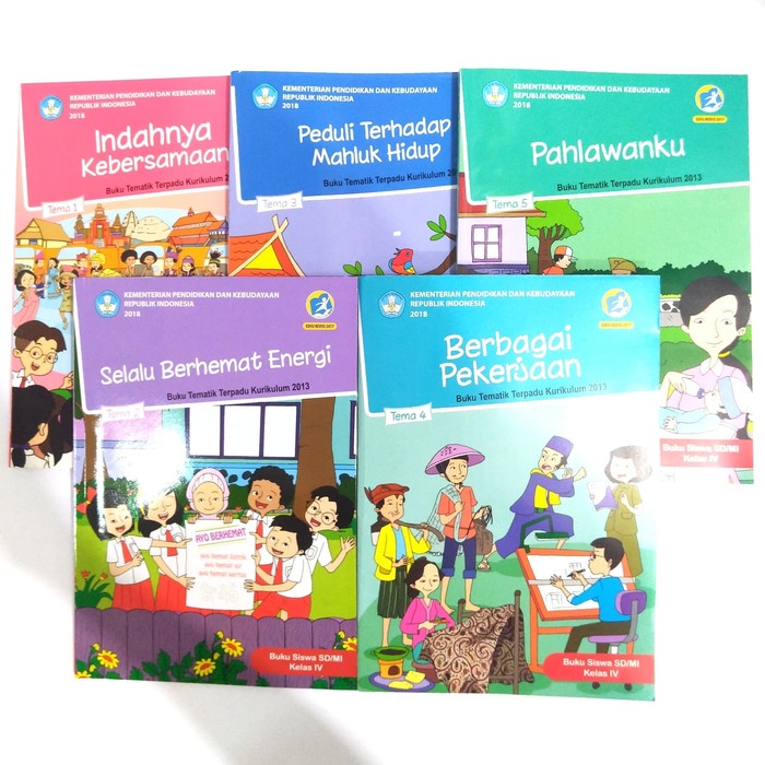 

❤BISA COD❤ BUKU TEMATIK SD PAKET KELAS 4 TEMA 12345