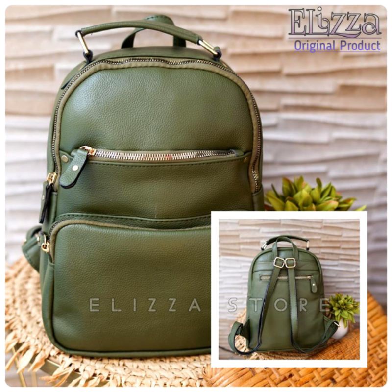 TAS RANSEL WANITA KULIT ASLI TAS KERJA KULIAH NGANTOR