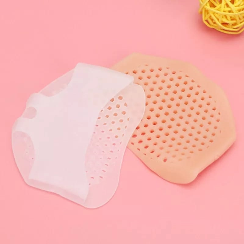 Insole Gel Anti Sakit 2 pcs kanan dan kiri Pelindung Kaki Depan Silikon Gel Anti Lecet Silicon Alas Kaki