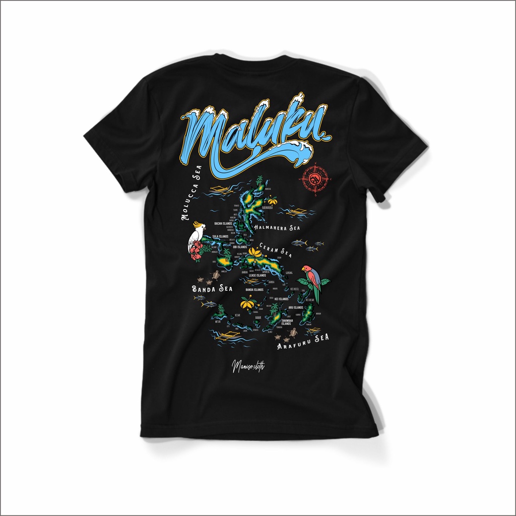 MANISE.cloth | TANAH AIR BETA I full color - KAOS AMBON-MALUKU