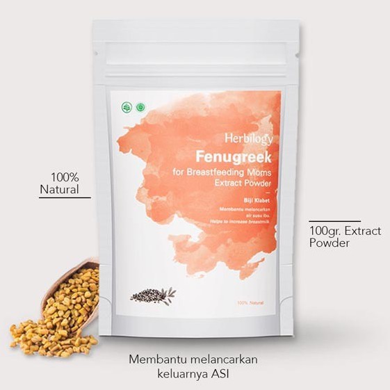 

Herbilogy Fenugreek (Biji Klabet) Extract Powder 100 Gram