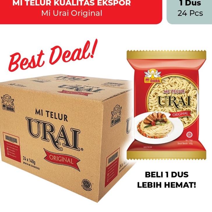 

Hot - Mi Urai Original Dus 24 pcs - Mie telur urai karton