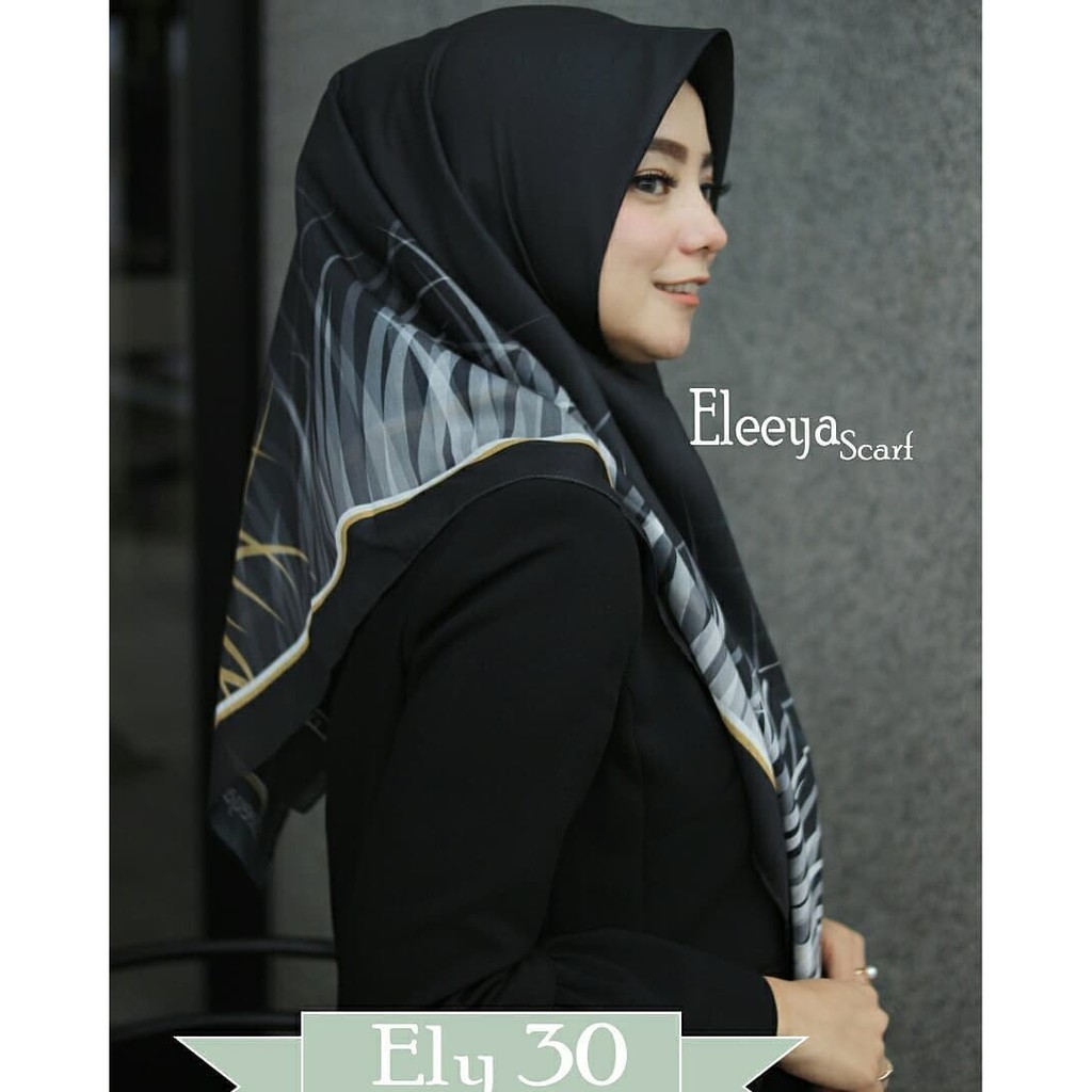 HIJAB SEGIEMPAT MOTIF PRINTING II Eleeya Scarf ELY 30