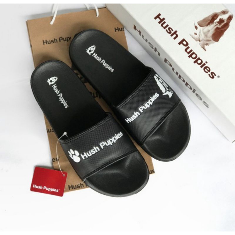Sandal Hush Puppies Sendal Pria Wanita Flip Flop/Sandal Slide Cowo Cewe/Sandal Slop/Terbaru Termurah-4