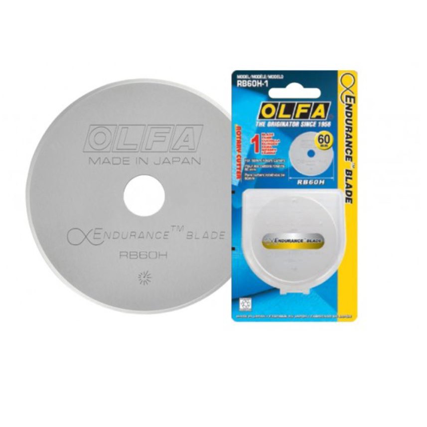 

Olfa-Spare Blade Rotery Cutter Dia 60mm RB60H-1