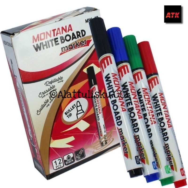 

Spidol montana whiteboard marker MW-12 (1pcs)