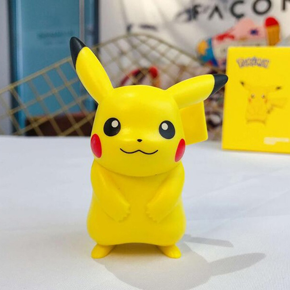 Lanfy Mainan Action Figure Kartun Pikachu Pokemon Charmander Squirtle Purtle Untuk Hadiah Ulang Tahun Anak