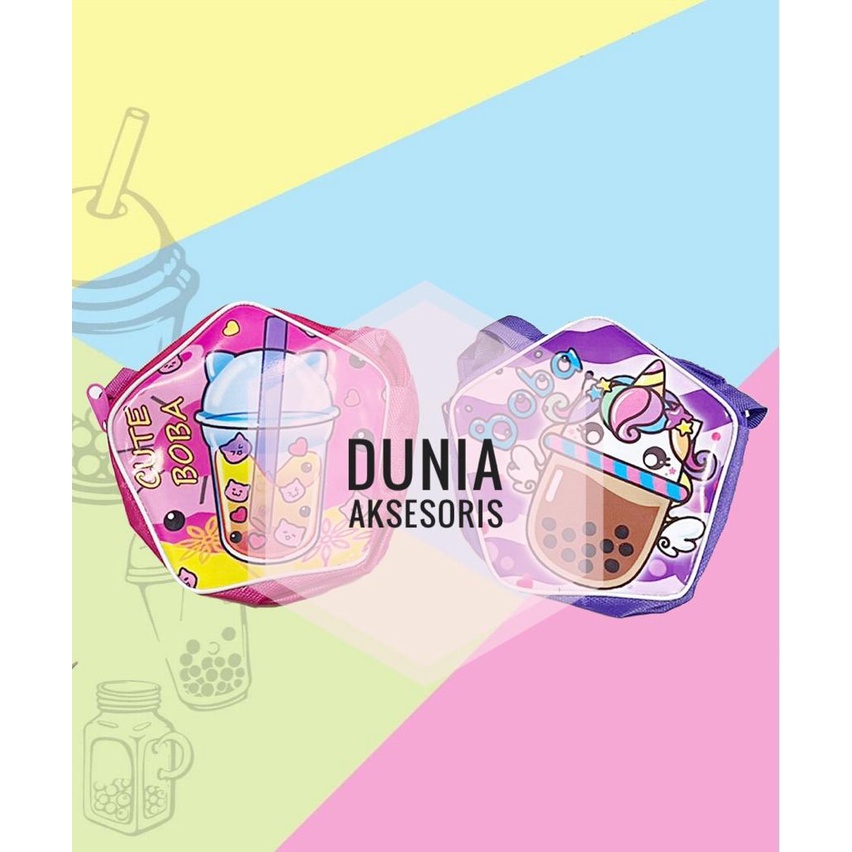 TAS SELEMPANG MOTIF BOBA / TAS BOBA ANAKM VIRAL