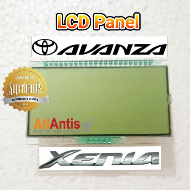 LCD AVANZA LCD XENIA Panel LCD Digital Toyota Avanza Daihatsu Xenia Kondisi Baru best quality