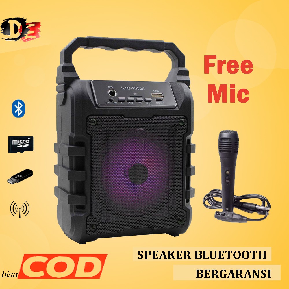 SPEAKER BLUETOOTH + MIC TAMPILAN BARU / MUSIK BOX BLUETOOTH KARAOKE S-286