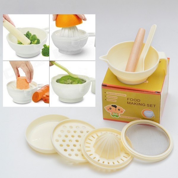 Penghalus Makanan Bayi BPA Free - Baby Food Making Set 5in1 C336